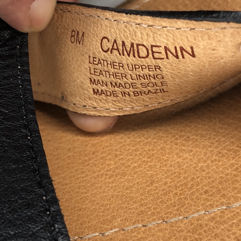 Nurture Black Leather Camdenn Comfort Sandal 8 - Picture 9 of 12